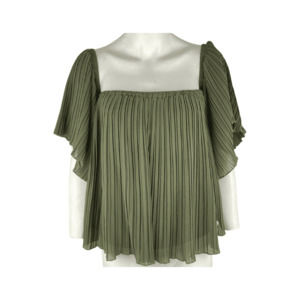 Charlotte Russe women's olive blouse size M